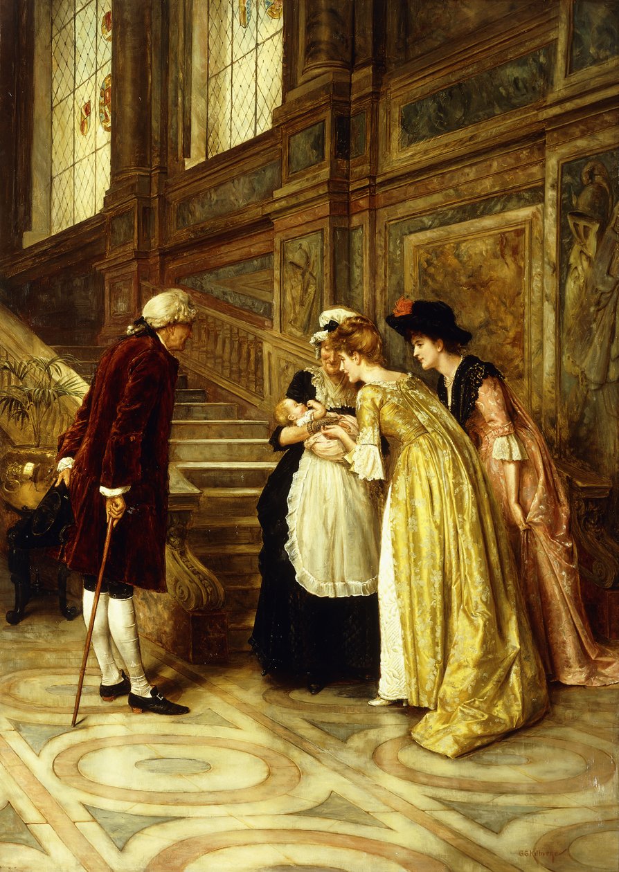 Vauvaa ihaillen, tekijältä George Goodwin Kilburne