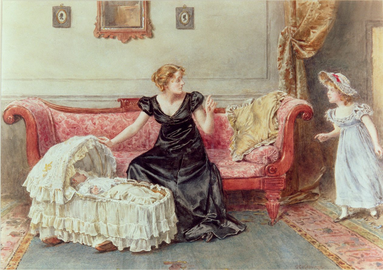 Hiljaa! tekijältä George Goodwin Kilburne