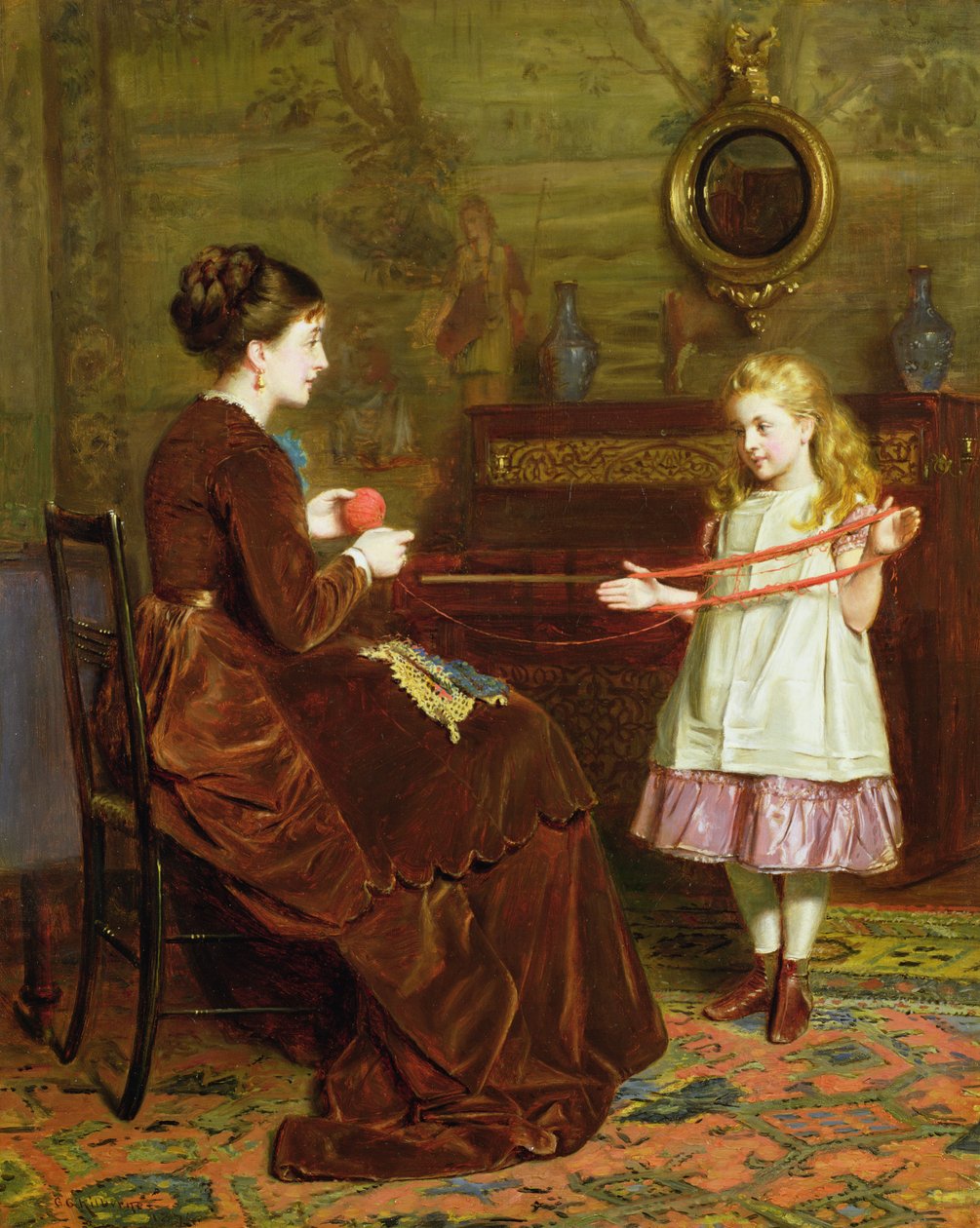 Äidin Pikku Apulainen tekijältä George Goodwin Kilburne