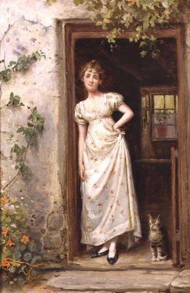 Mökin ovi tekijältä George Goodwin Kilburne