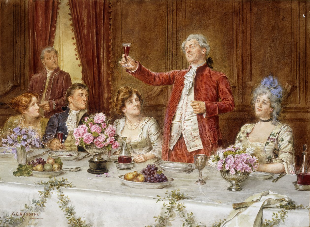 Kuningas! tekijältä George Goodwin Kilburne