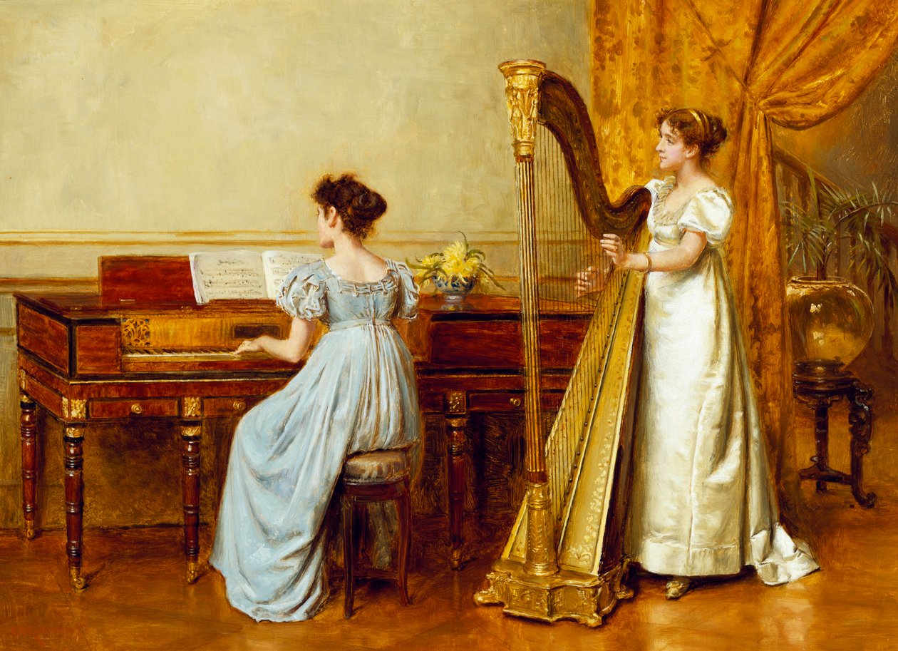 Musiikkihuone tekijältä George Goodwin Kilburne