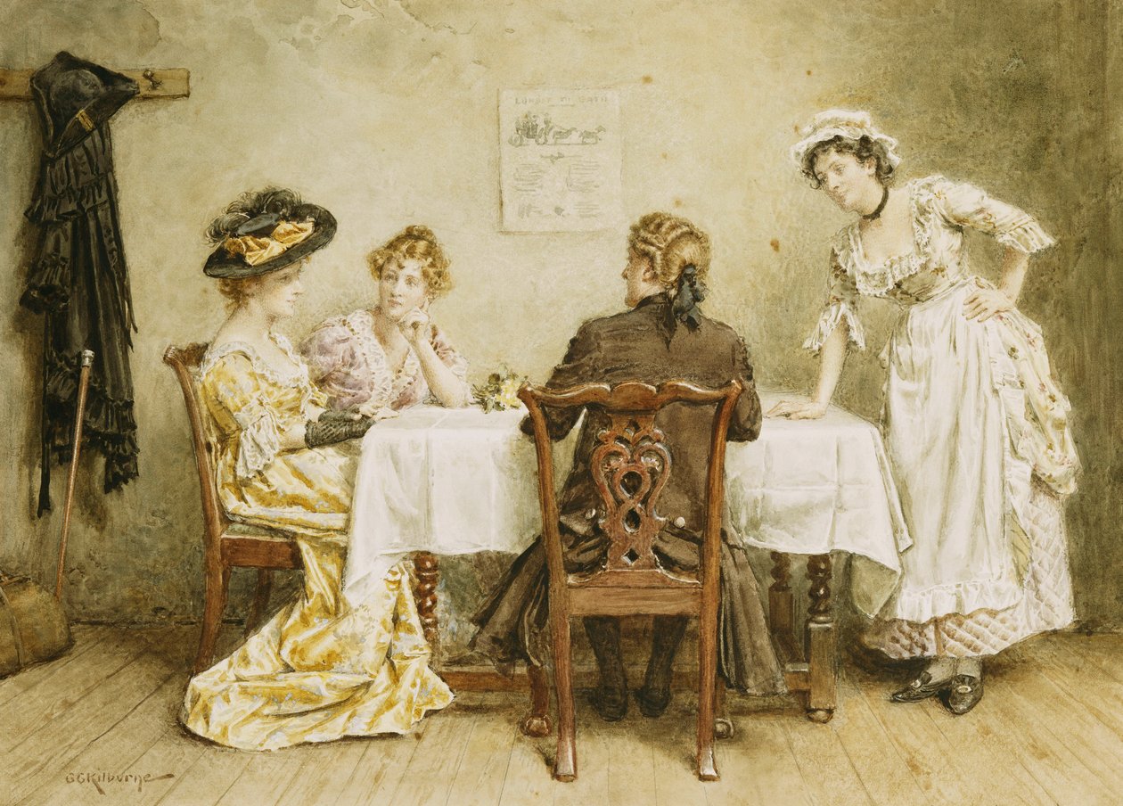 Matkailijat, tekijältä George Goodwin Kilburne