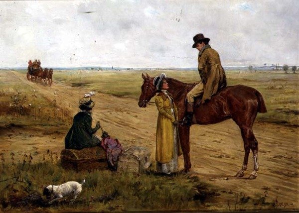 Lavavalmentajaa odotellessa tekijältä George Goodwin Kilburne