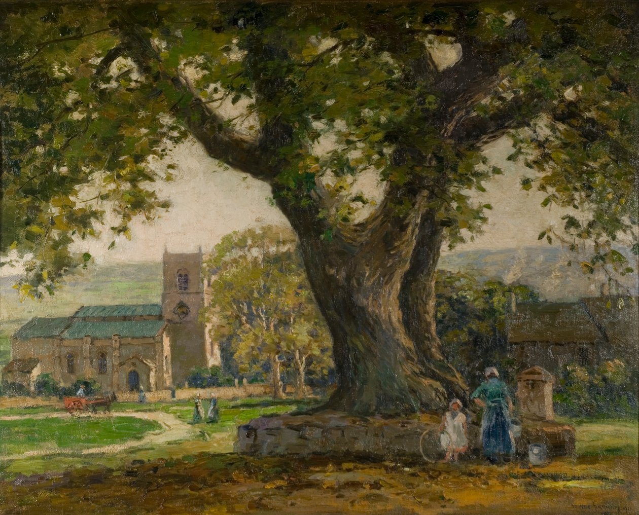 Wensley Village, Yorkshire tekijältä George Graham