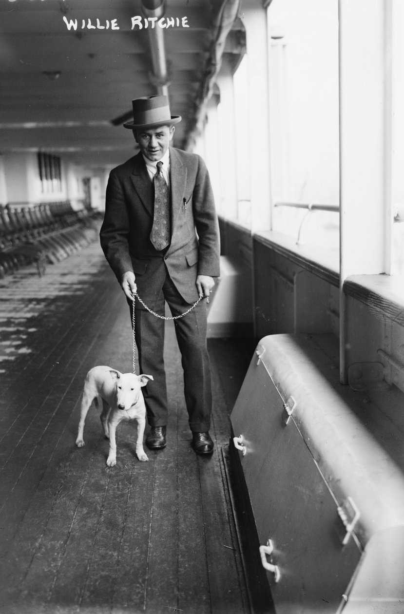 Willie Ritchie purjehtii Lontooseen kohtaamaan Freddie Welshin tekijältä George Grantham   Bain News Service Bain