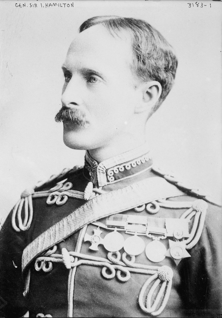 Kenraali Ian Hamilton, 1910-5 tekijältä George Grantham Bain