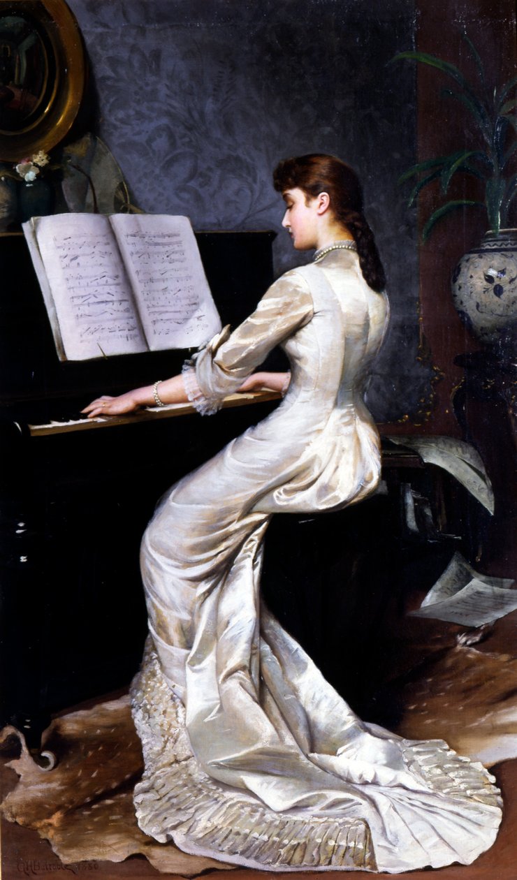Laulu ilman sanoja, pianosoitin, 1880 tekijältä George Hamilton Barrable