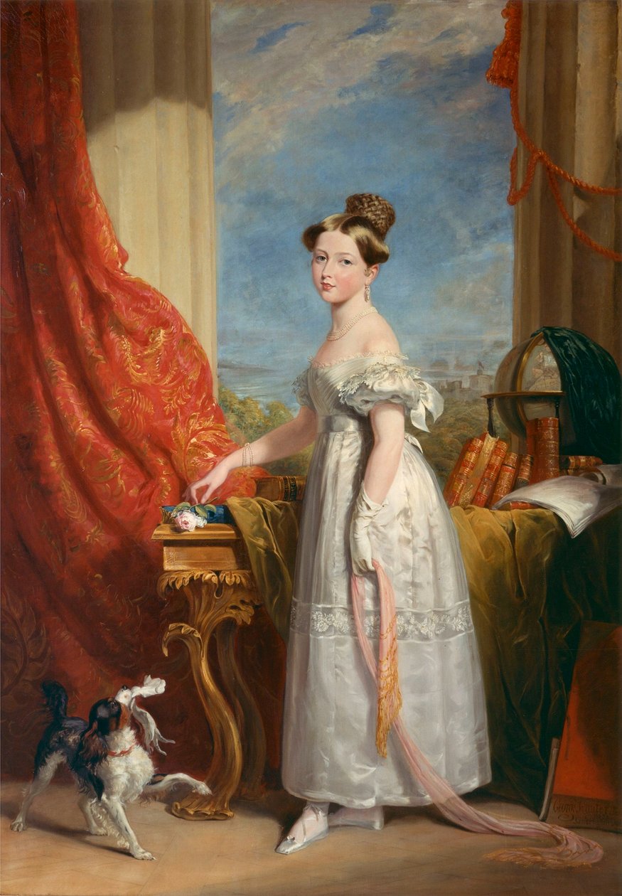 Hollanti: muotokuva Englannin kuningatar Victoriasta prinsessana muotokuva Englannin kuningatar Victoriasta prinsessana tekijältä George Hayter