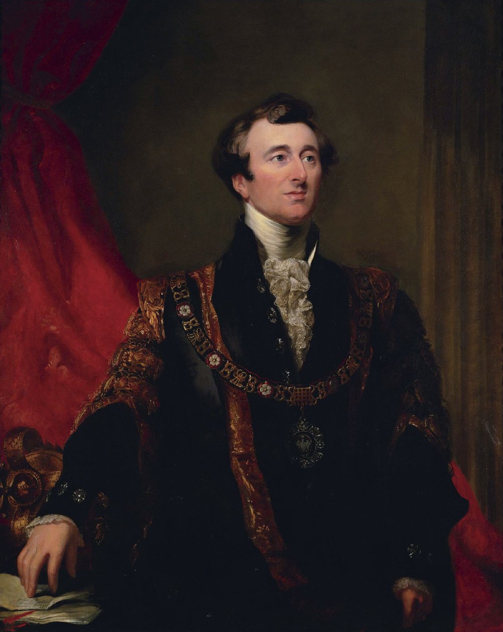 John Jonson, Lontoon pormestari vuonna 1845, kirjoittanut George Hayter. tekijältä George Hayter