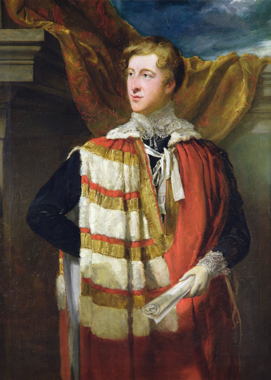 William Spencer Cavendishin, 6. Devonshiren herttua, muotokuva, n. 1822-86 (öljy kankaalle) tekijältä George Hayter
