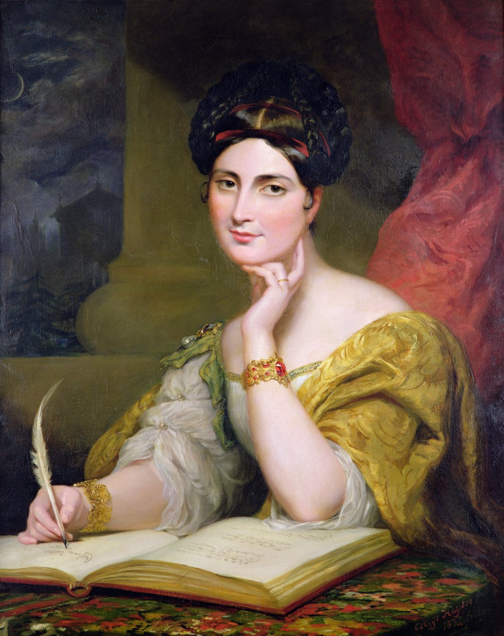 Muotokuva kunnia. Rouva Caroline Norton tekijältä George Hayter