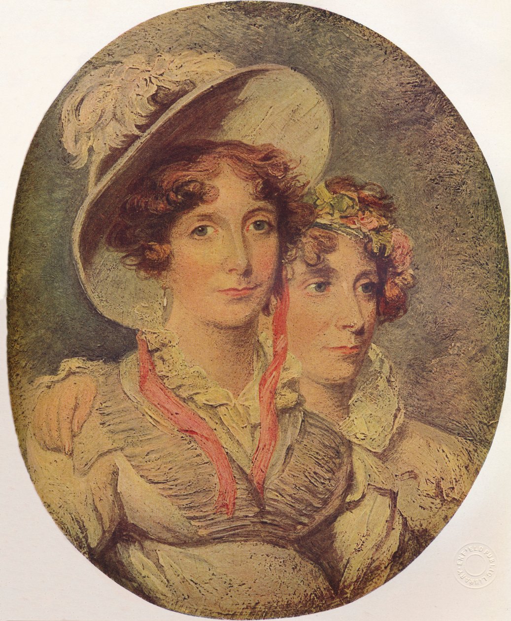 Brunswickin prinsessa Amelia ja hänen tyttärensä prinsessa Charlotte, 1919 tekijältä George Hayter
