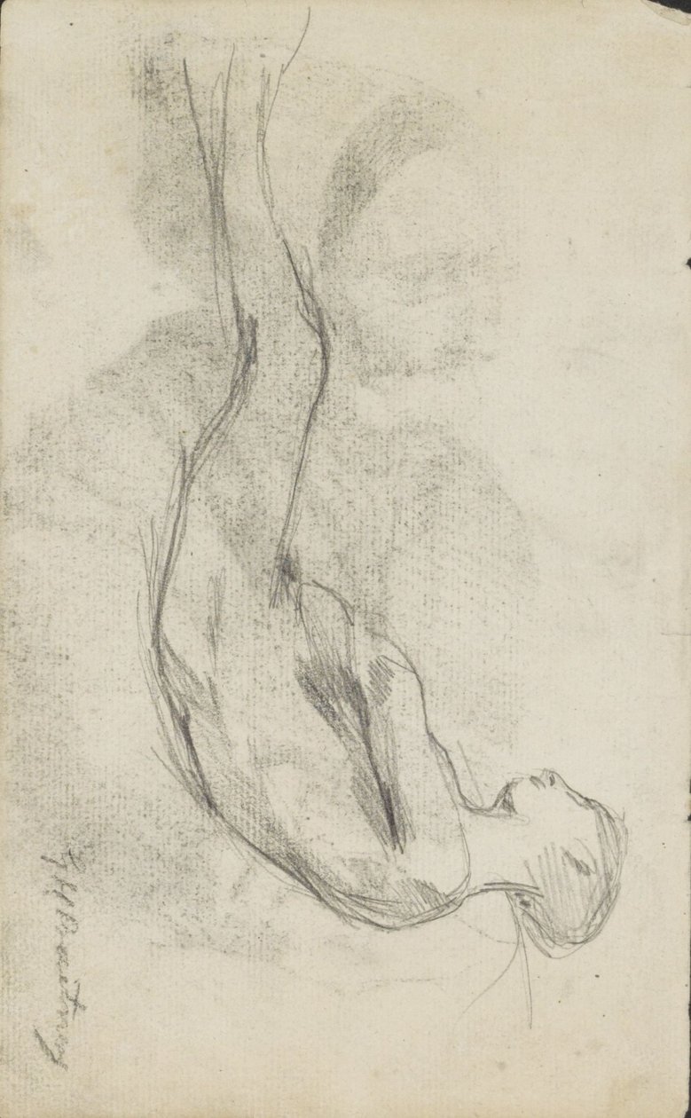 Makaa alasti tekijältä George Hendrik Breitner (signed by artist)