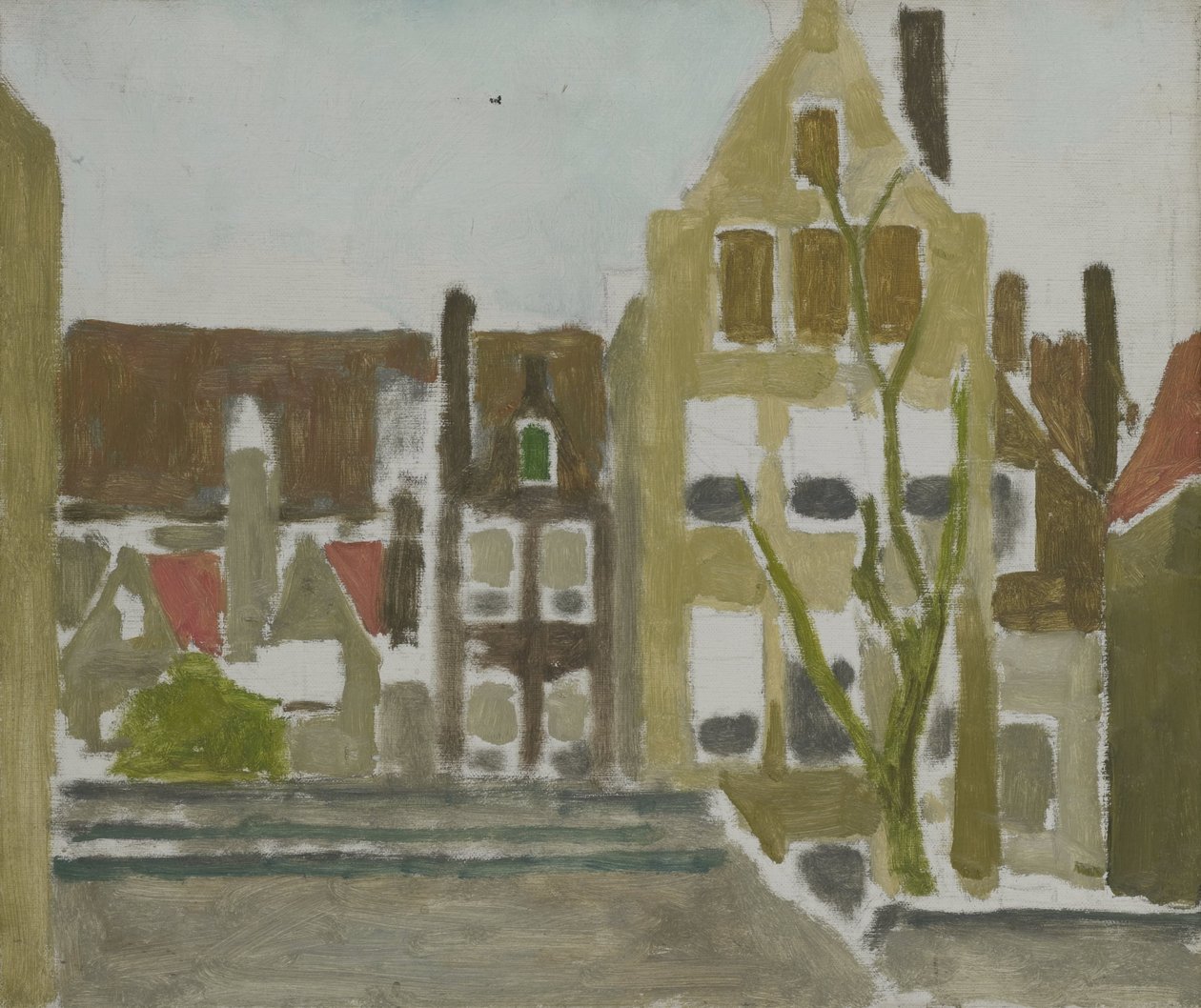Ryhmä taloja tekijältä George Hendrik Breitner
