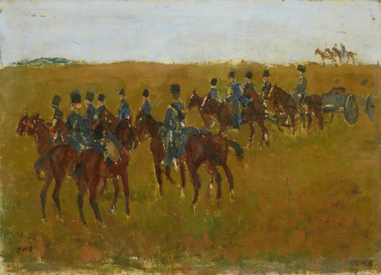 Tykistö manööverissä tekijältä George Hendrik Breitner