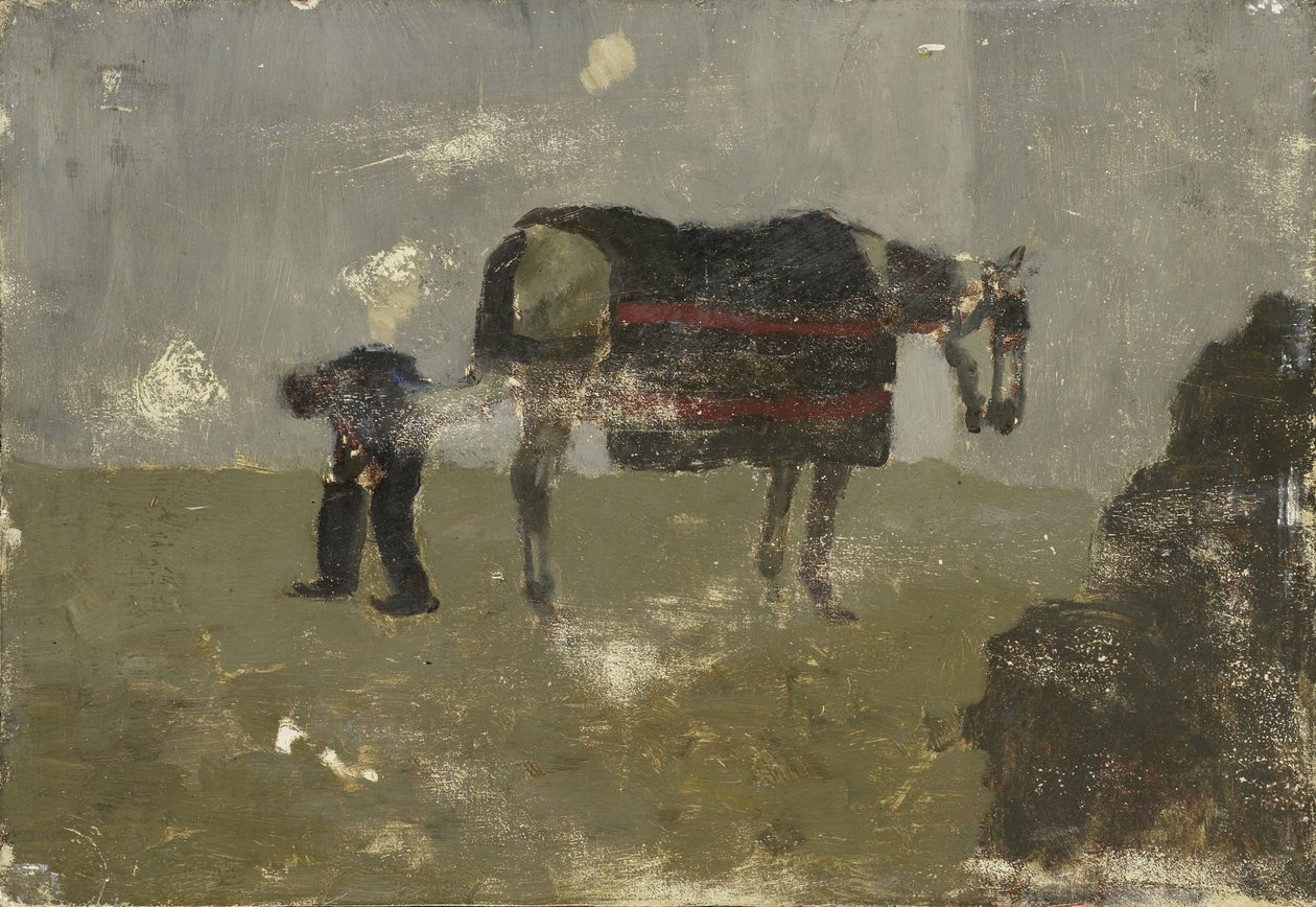 Seppä Harmaan kanssa tekijältä George Hendrik Breitner