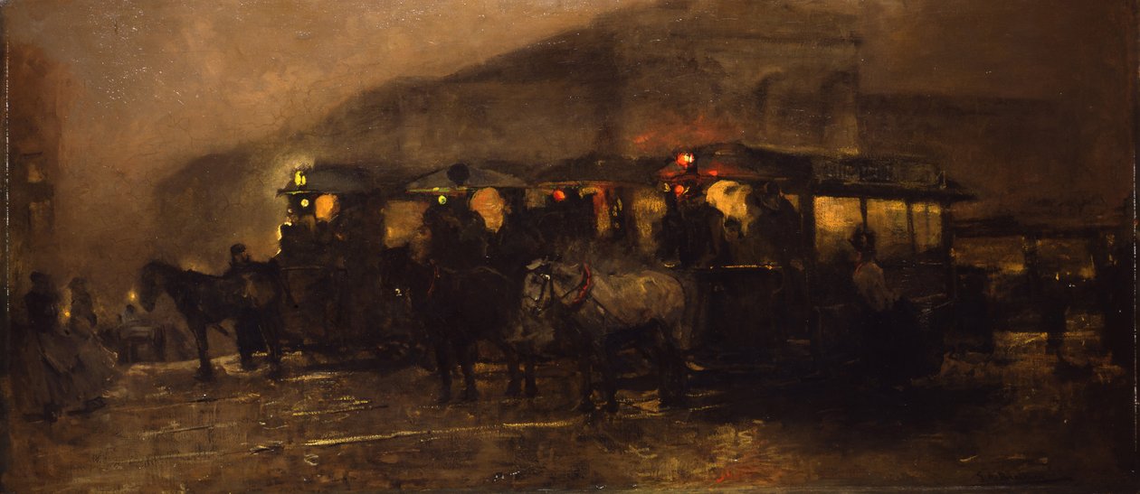 Ilta aukiolla tekijältä George Hendrik Breitner