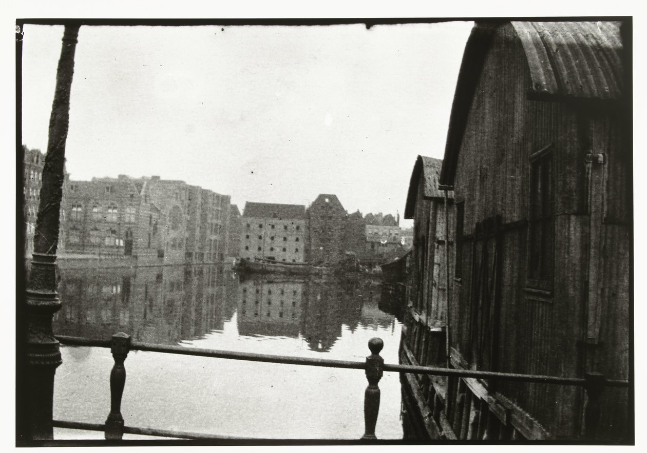 Näkymä sillalta Prinseneilandiin Amsterdamissa tekijältä George Hendrik Breitner