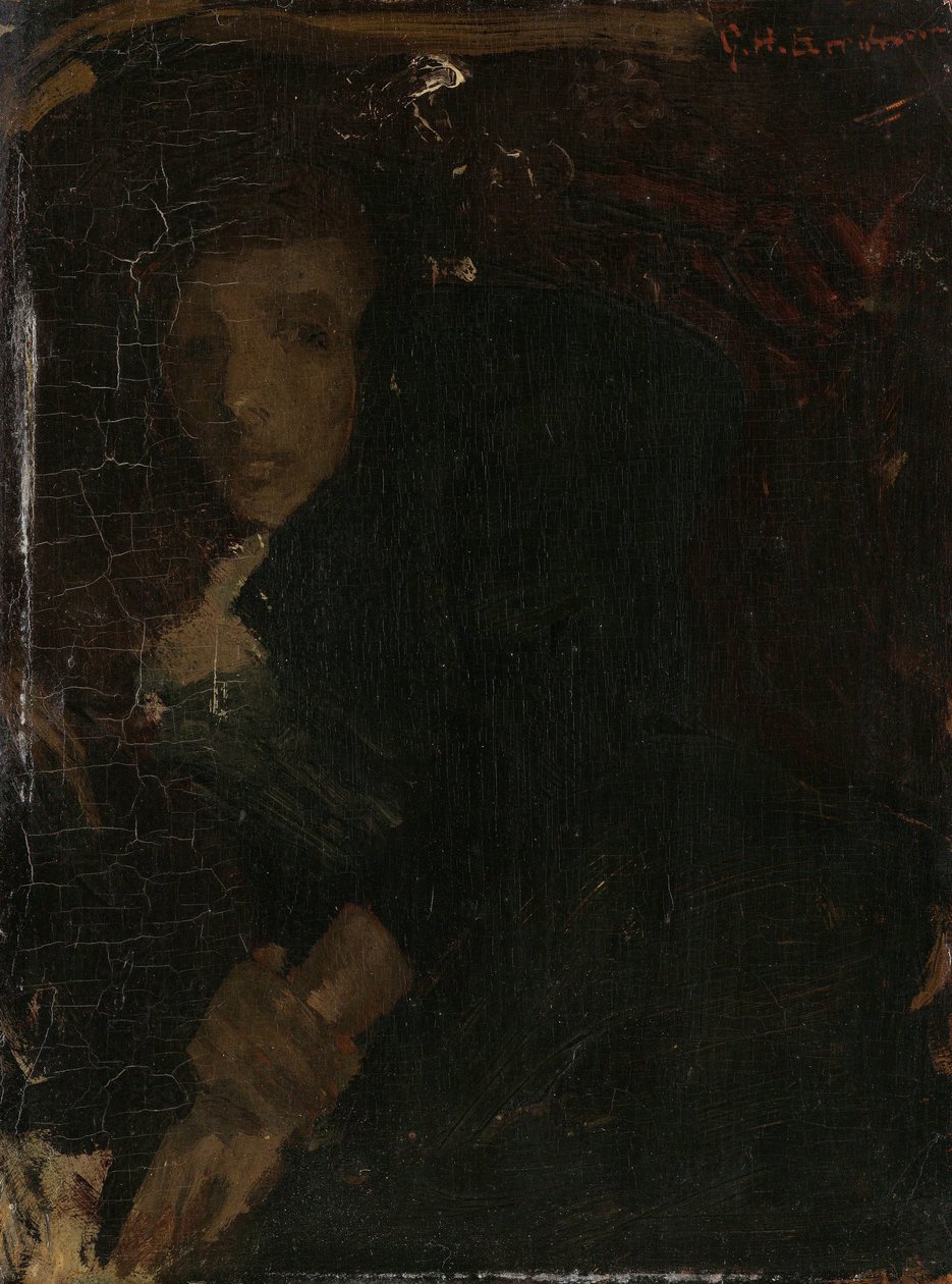 MCJ (Marie) Jordan (1866-1948), taiteilijan vaimo tekijältä George Hendrik Breitner
