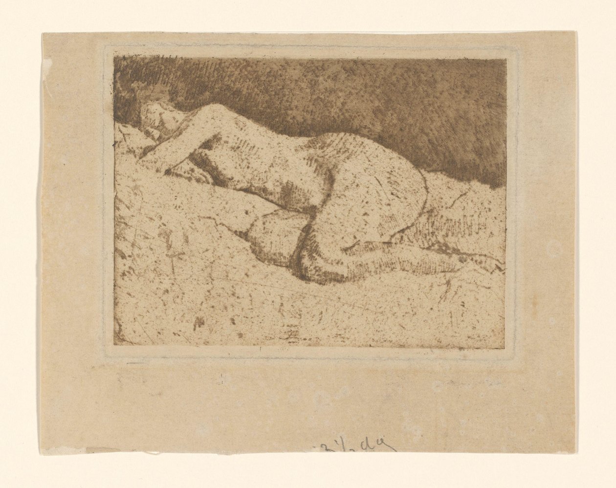 Makaava nainen alaston tekijältä George Hendrik Breitner