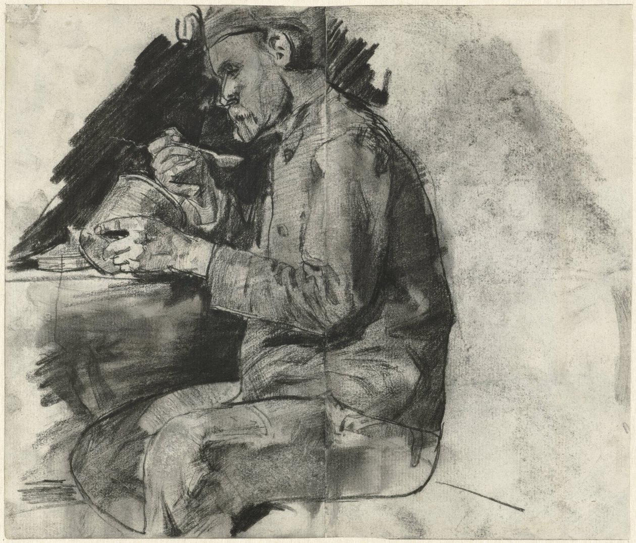 Syömässä oleva sotilas tekijältä George Hendrik Breitner