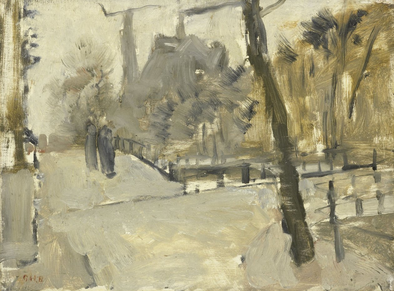 Leidsegracht, Amsterdam tekijältä George Hendrik Breitner