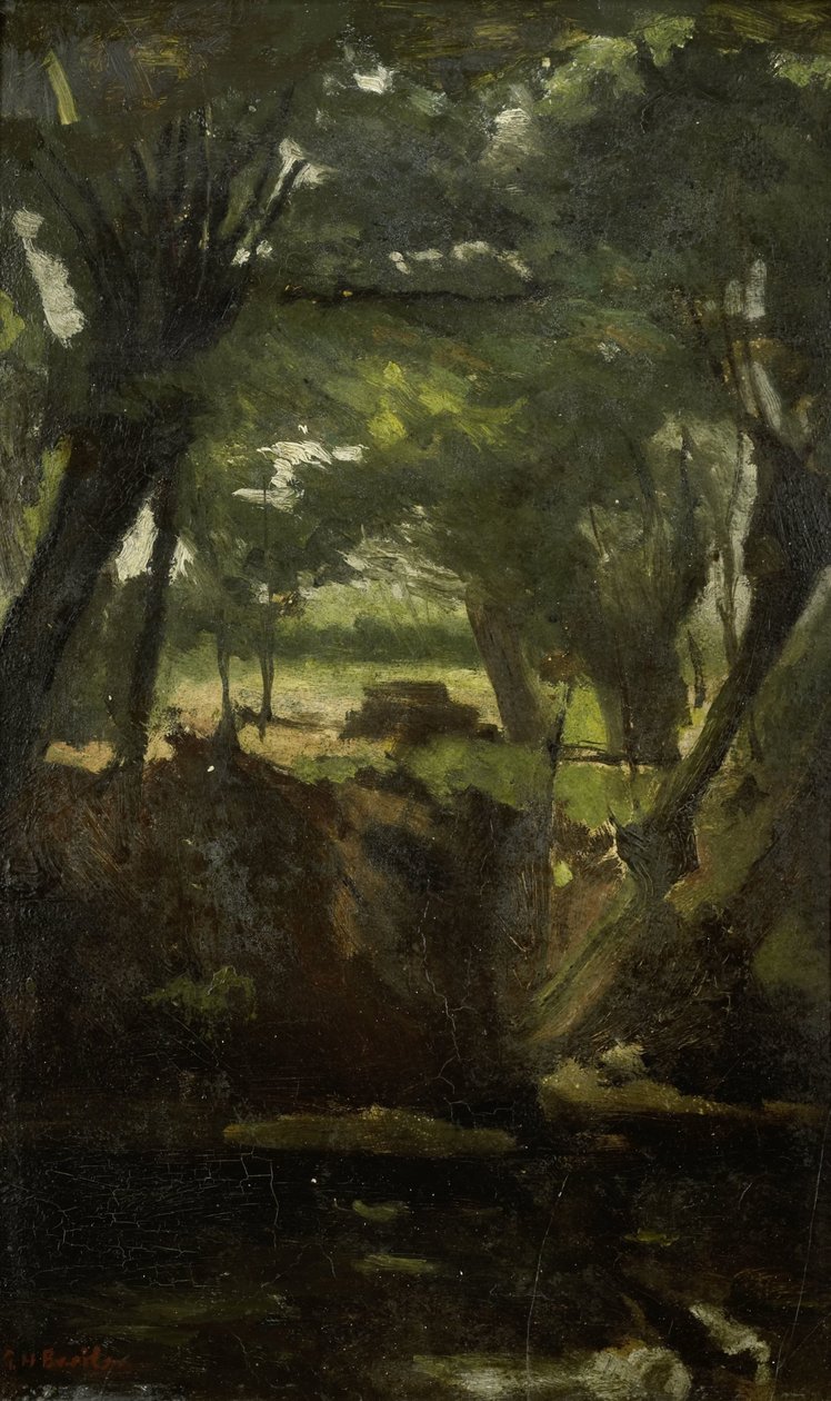 Näkymä metsässä tekijältä George Hendrik Breitner