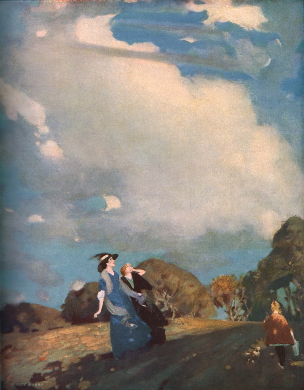 The Lark, 1900-luvun alku, n. 1930. tekijältä George Henry