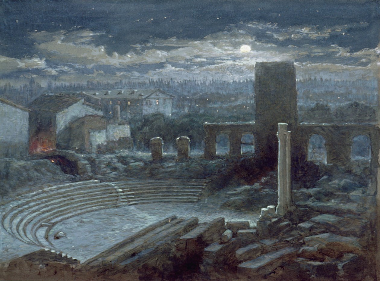 Roomalainen teatteri, Arles, Moonlight tekijältä George Henry Andrews
