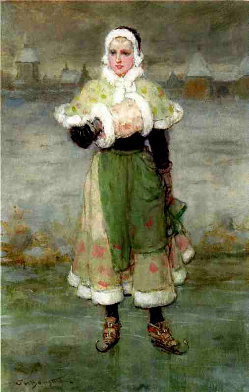 Hollantilainen luistelija tekijältä George Henry Boughton