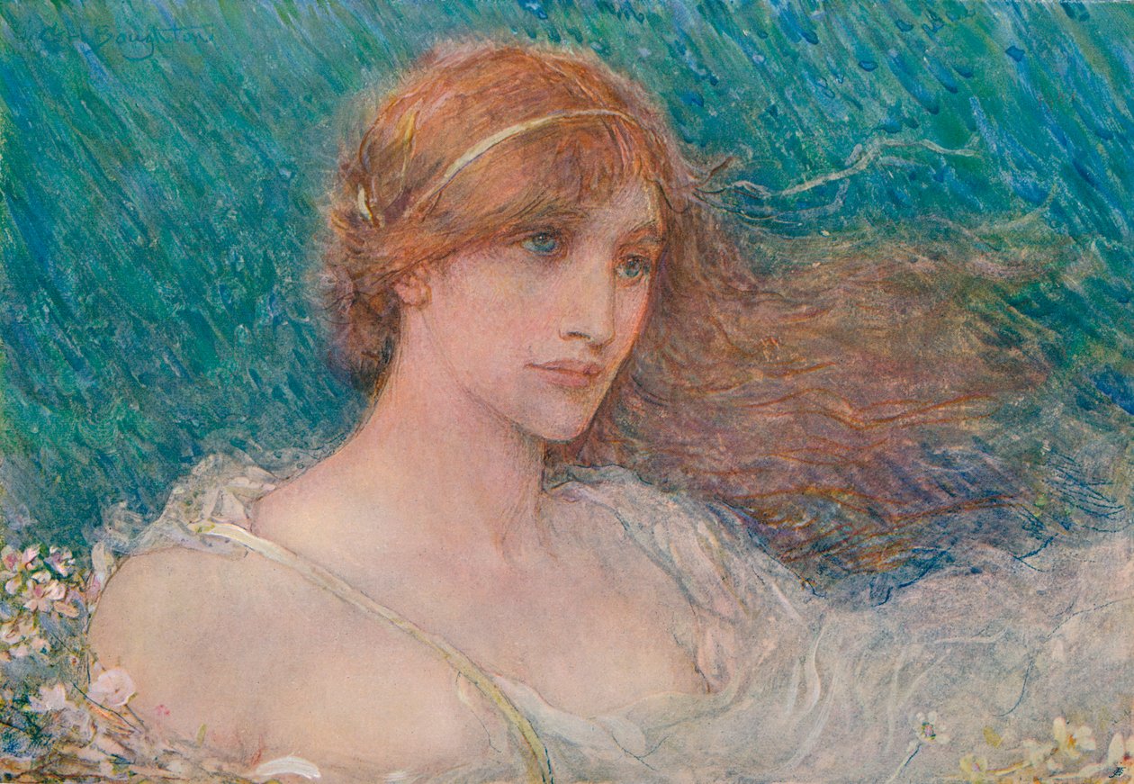 huhtikuu, 1850-1905, 1906. tekijältä George Henry Boughton