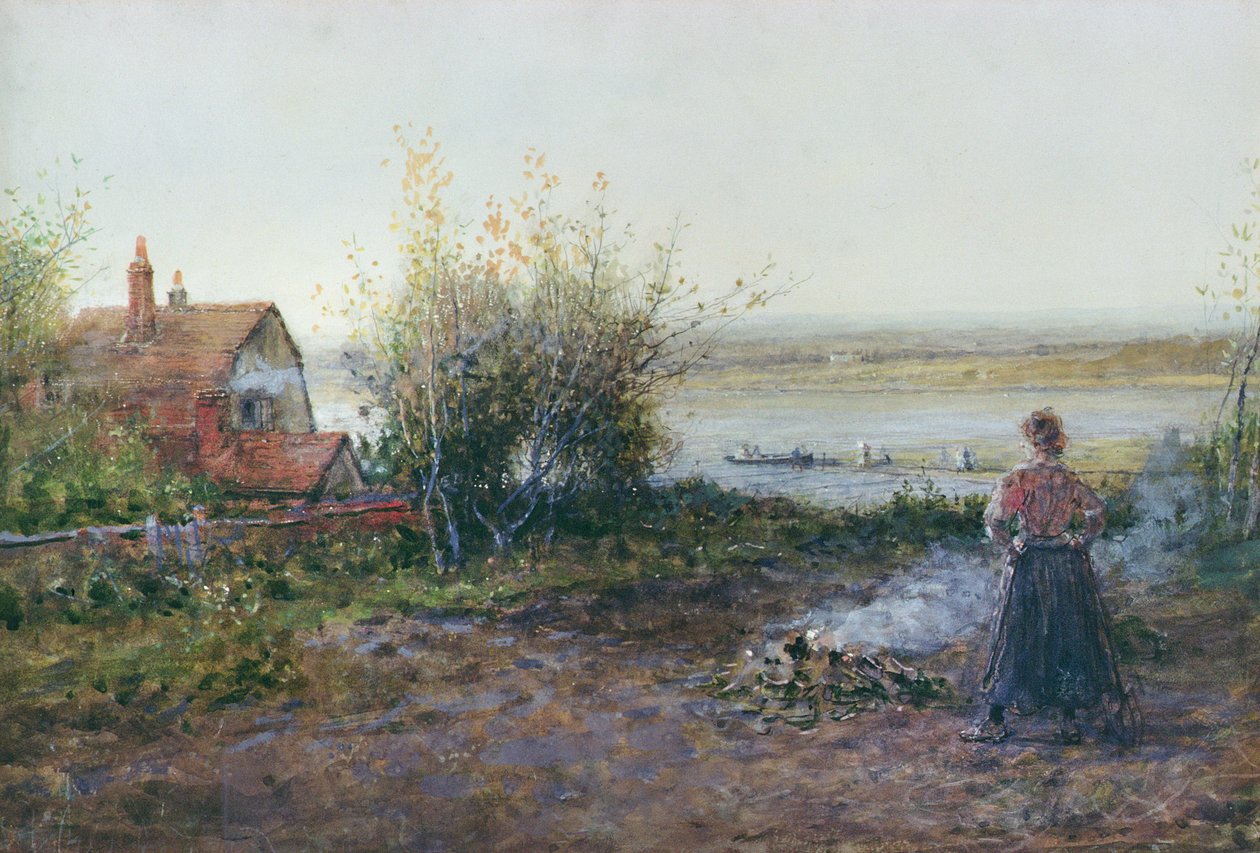 Bawdseyn lautta, lähellä Felixstowea tekijältä George Henry Boughton
