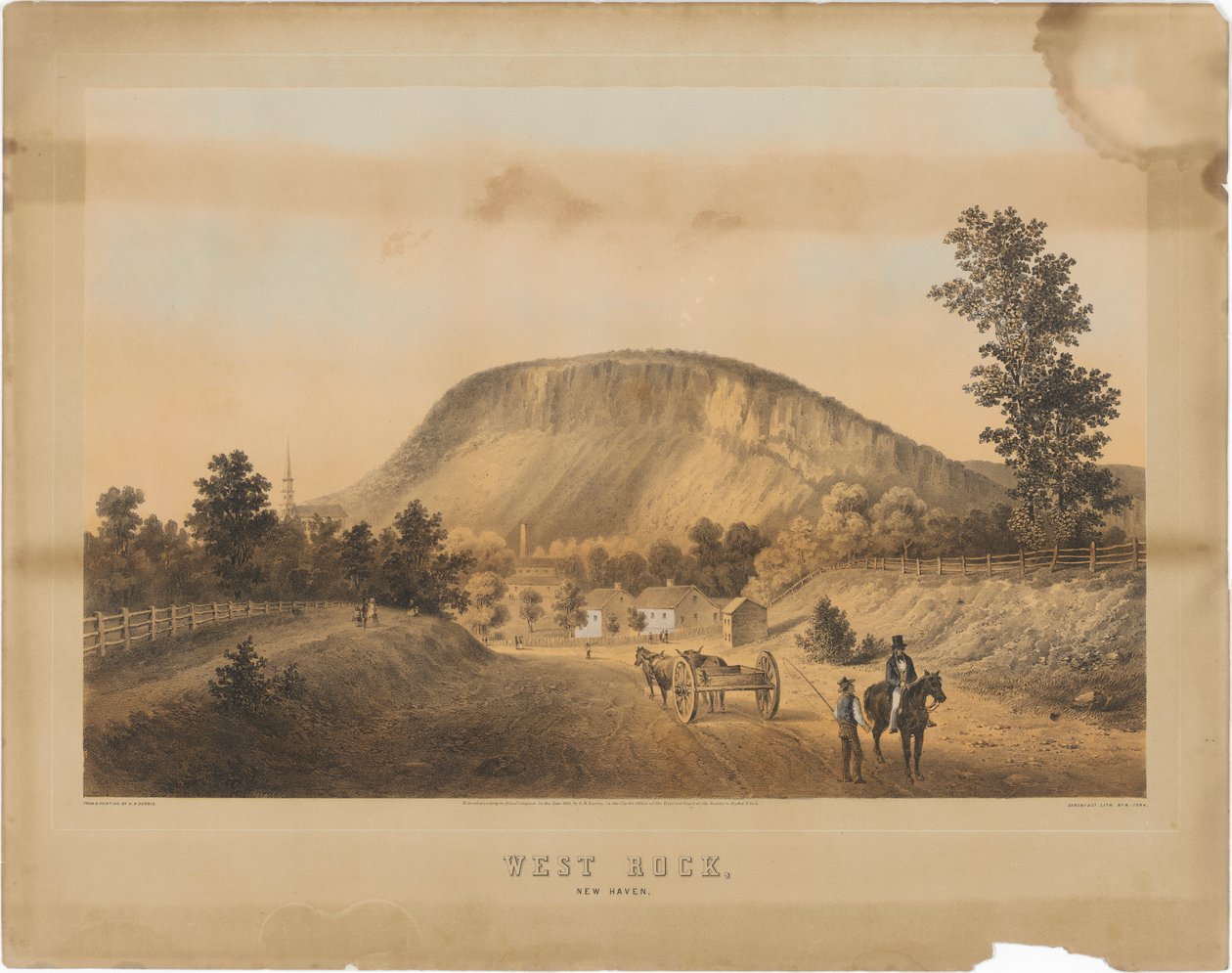 West Rock, New Haven tekijältä George Henry Durrie