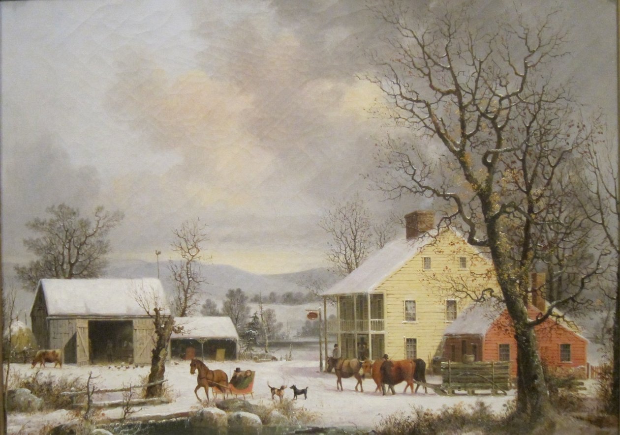 Talvi maalla (1857) tekijältä George Henry Durrie