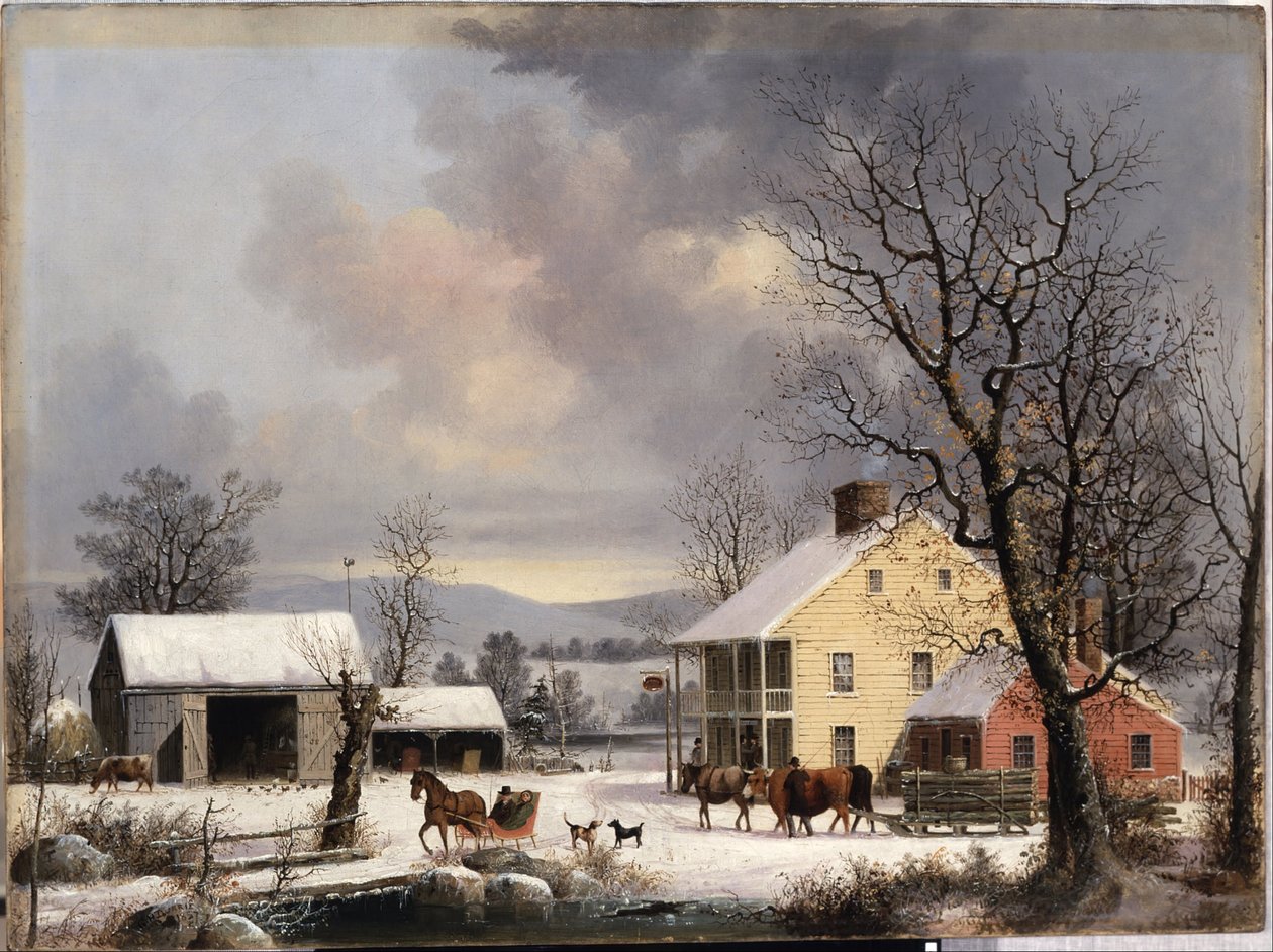 Talvi maaseudulla tekijältä George Henry Durrie