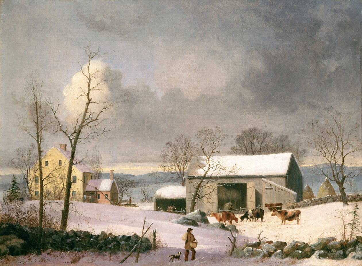 Talvi maaseudulla tekijältä George Henry Durrie