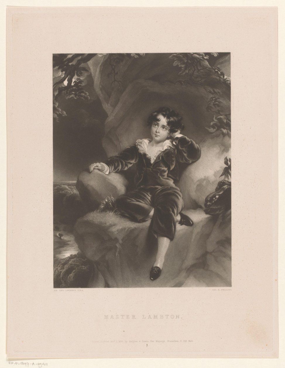 Charles William Lambtonin muotokuva Muotokuva Charles William Lambton tekijältä George Henry Phillips