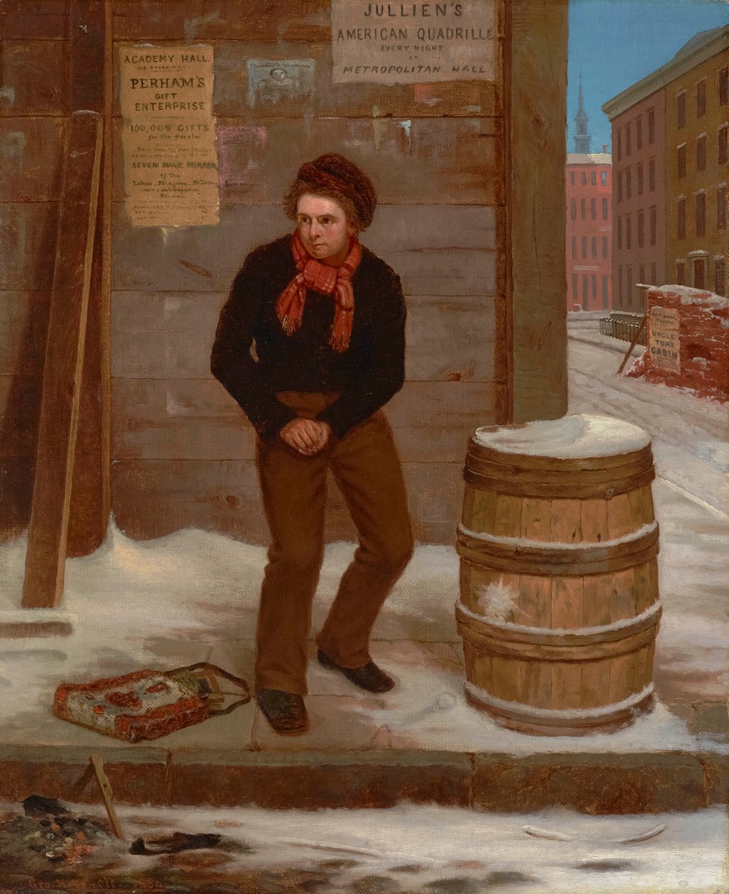 Itsepuolustus 1854 (Öljy kankaalle) tekijältä George Henry Yewell