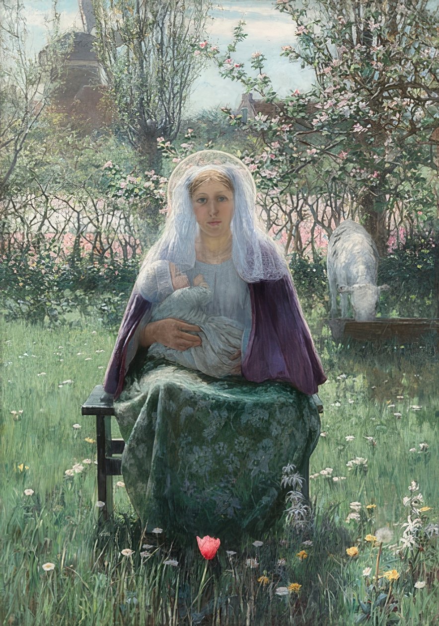 Jumalan äiti. 1892 tekijältä George Hitchcock