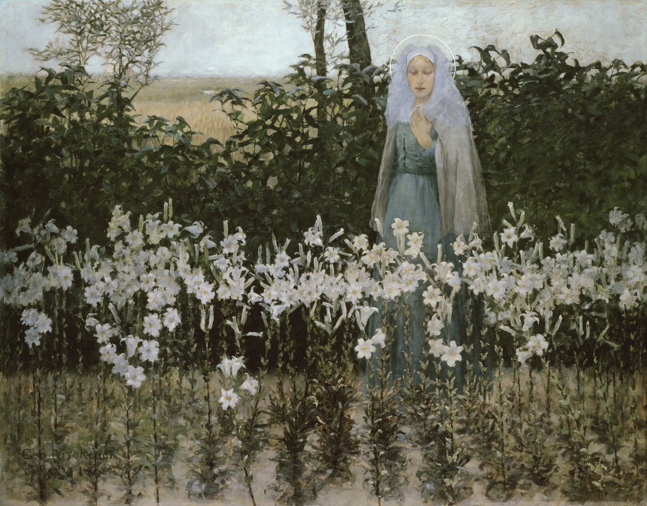 Ilmoitus, 1887 tekijältä George Hitchcock