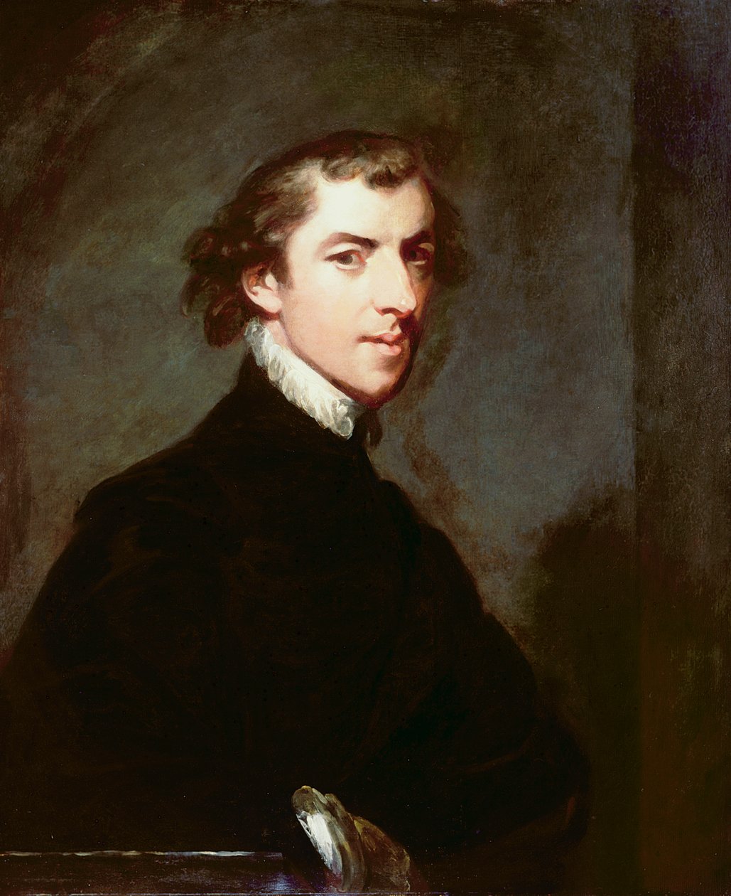 Omakuva, noin 1780 tekijältä George Huddesford