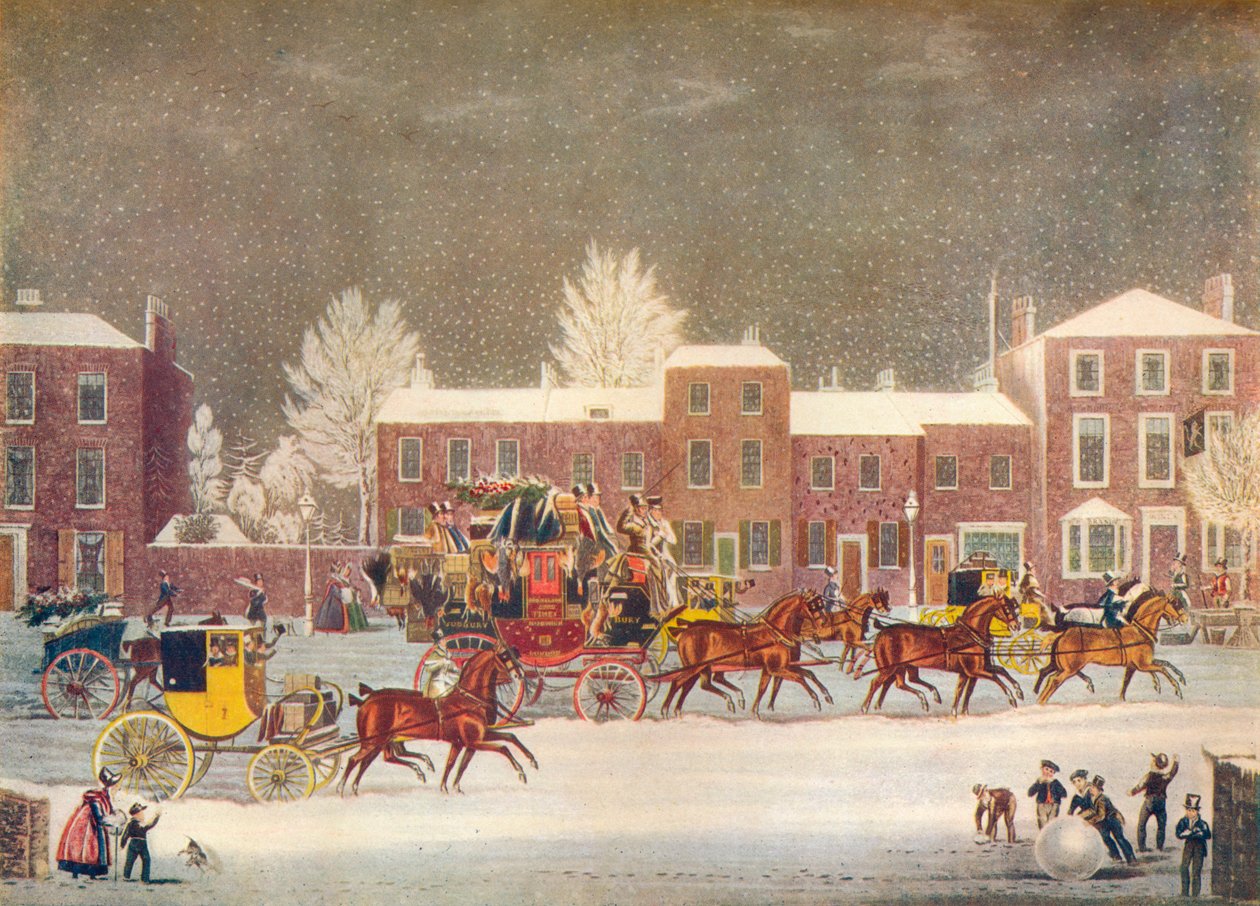 Lähestymistapa jouluun, 1800-luku tekijältä George Hunt