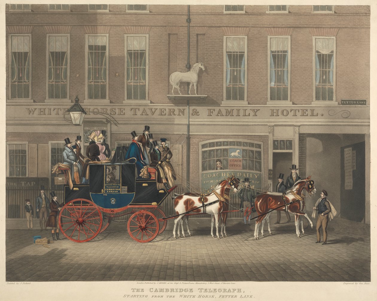 Valmennus: Cambridge Telegraph, alkaen White Horse tekijältä George Hunt