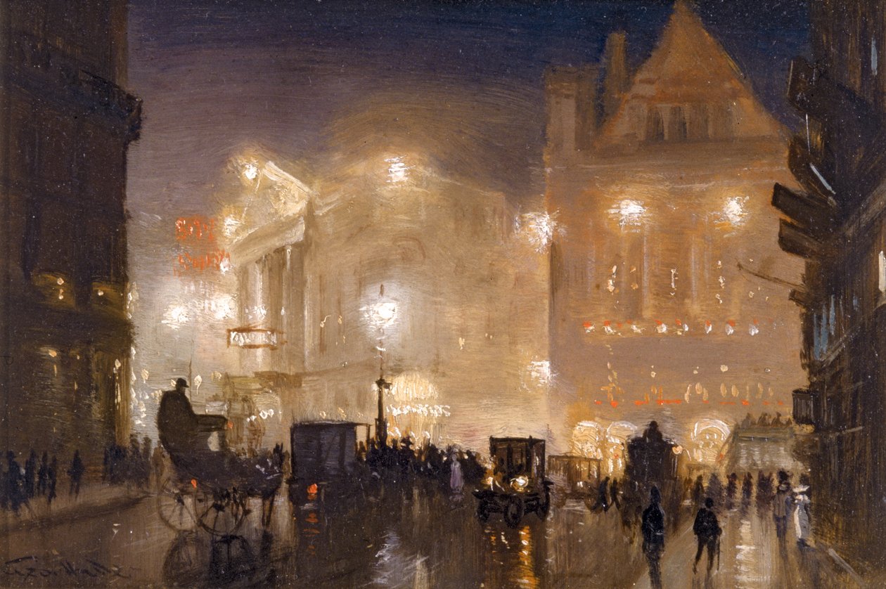 Haymarket, Lontoo, noin 1910 tekijältä George Hyde Pownall