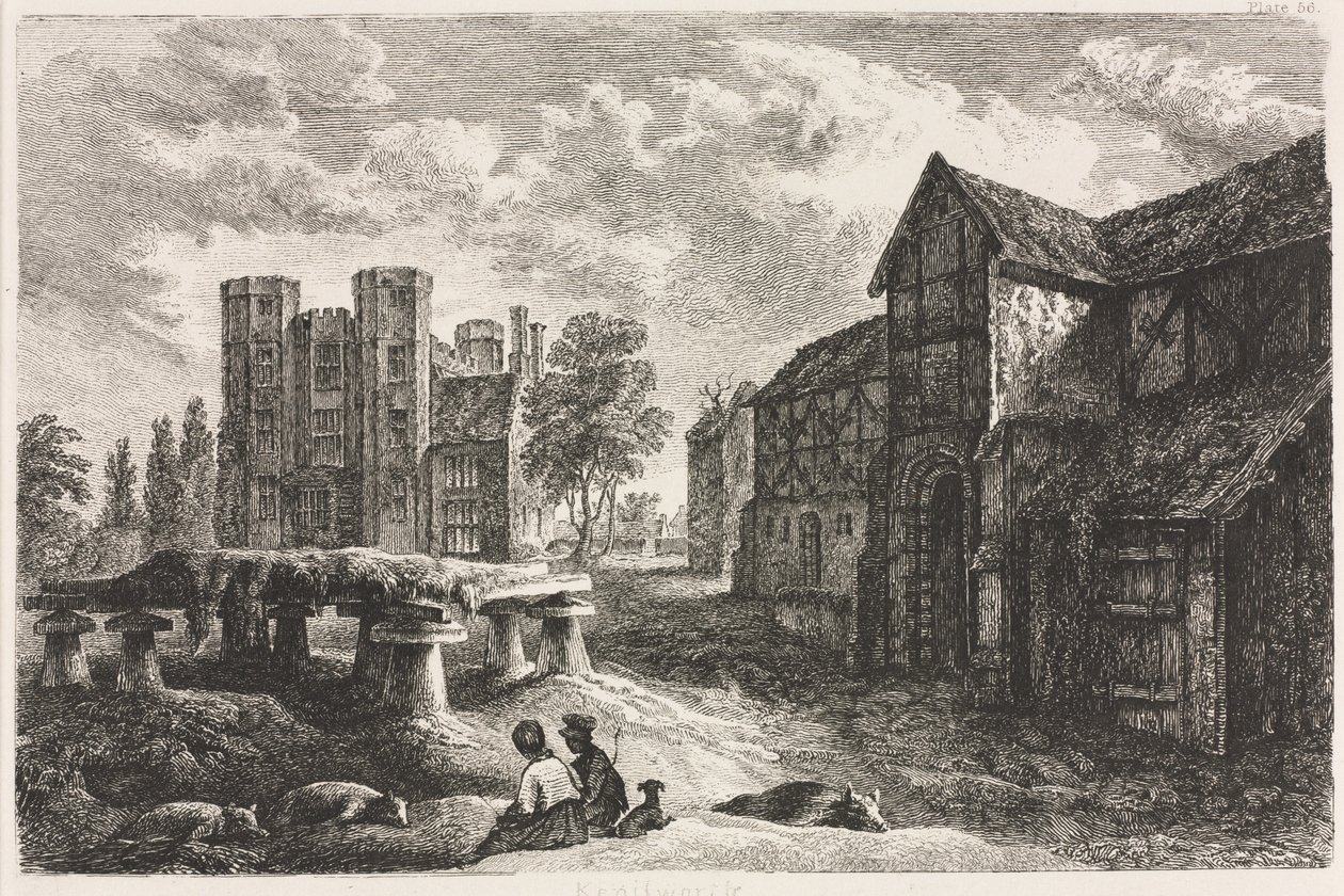 Kenilworth, 1827, julkaistu 1848. tekijältä George II Cuitt