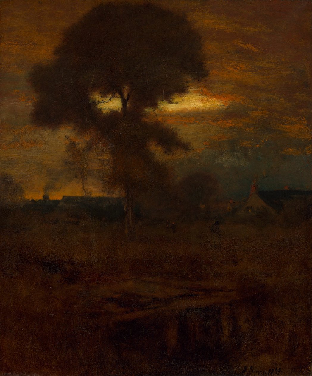 Jälkivalo, 1893. tekijältä George Inness