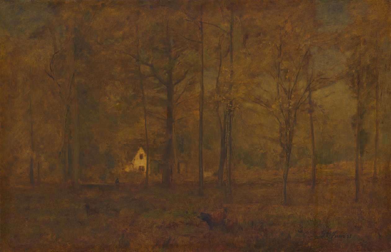 Syksyn metsät tekijältä George Inness