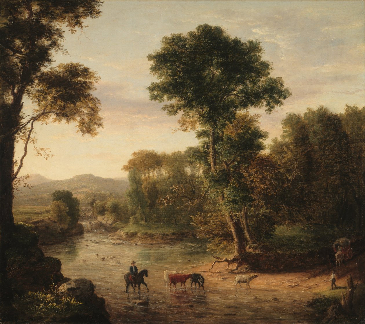 Fordin ylittäminen tekijältä George Inness