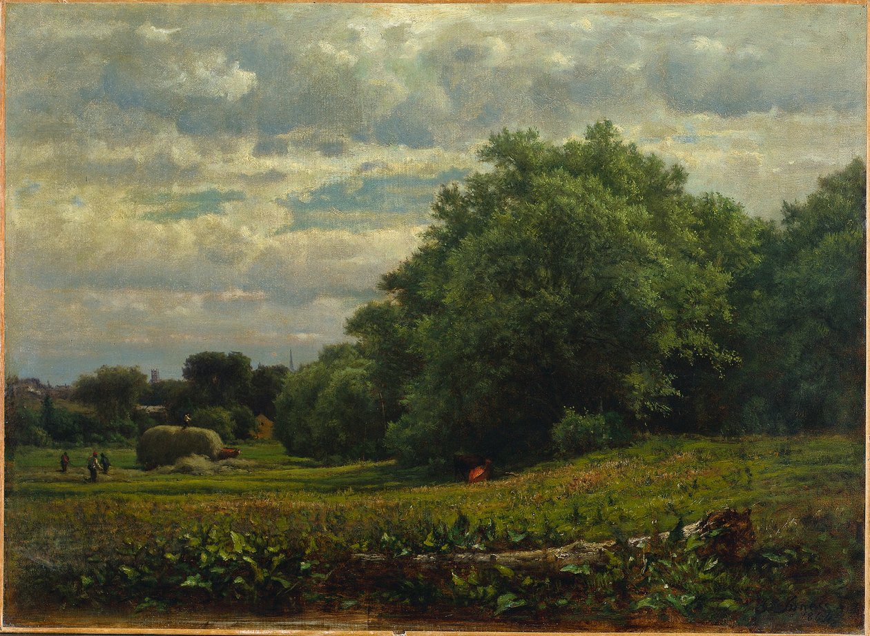 Sadonkorjuuaika tekijältä George Inness